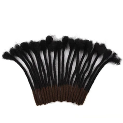 YS 100% Handmade Human Hair Dreadlocks Extensions Natural Soft Afro Kinky Micro Braid Hair Crochet