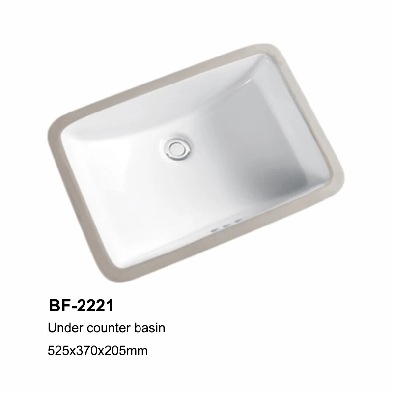 Bathroom economic bulit-in sink washroom hand wash basin wholesale cheap price undermount ceramic sink