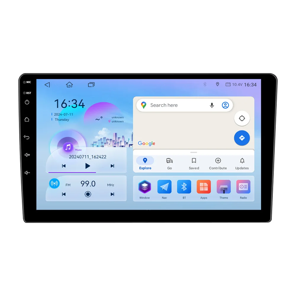 Универсальный 9 дюймов TS10S 6 + 128 ГБ Android автомобильный радиоприемник 2Din IPS dvd-плеер Carplay стерео gps навигация
