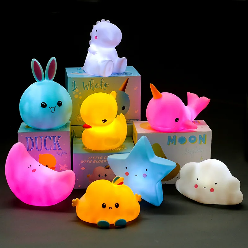 Best Selling DIY Graffiti Cartoon LED Night Light Creative Luminous Toy For Children Gift