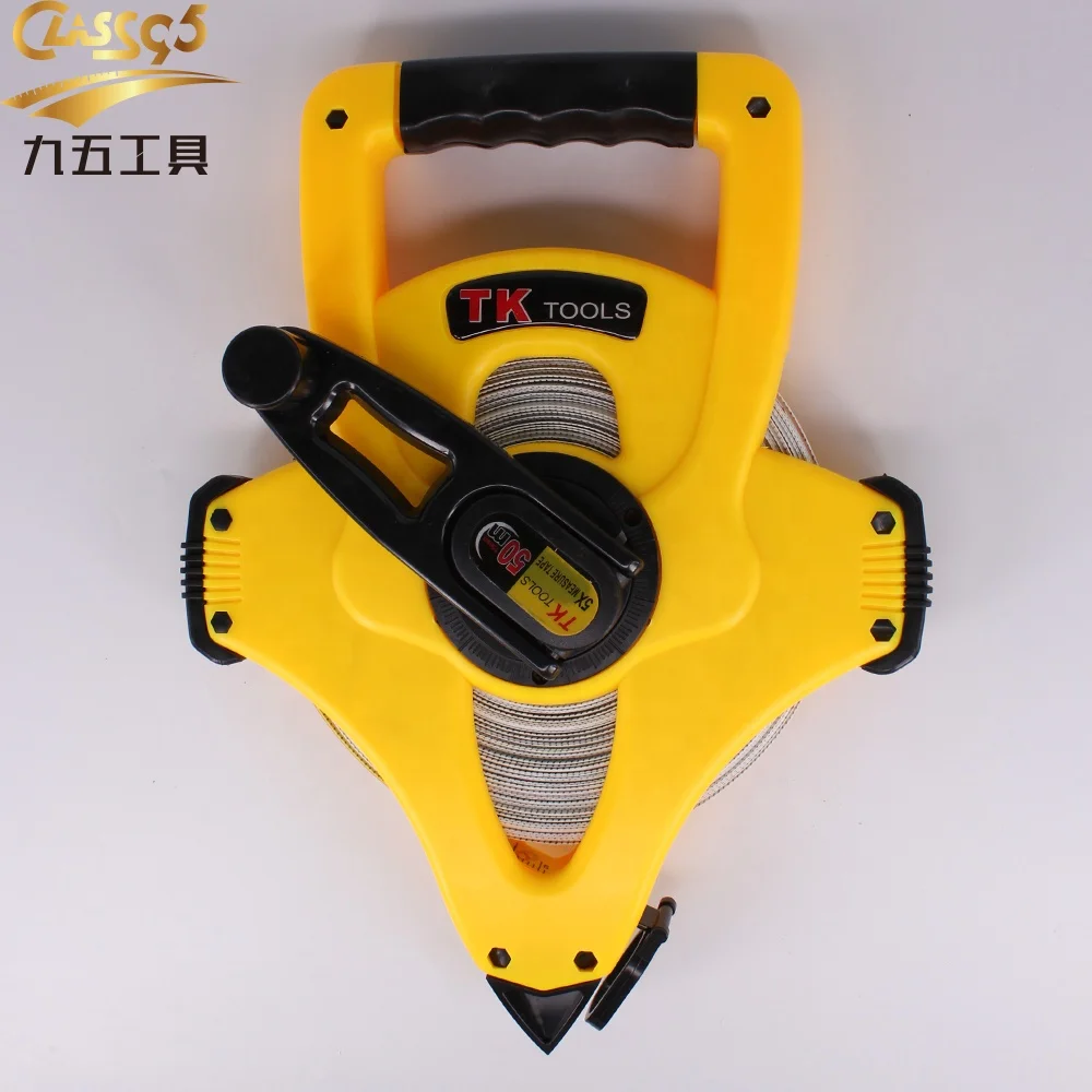 
Retractable ABS Case Fiberglass Tape Measure 50m 