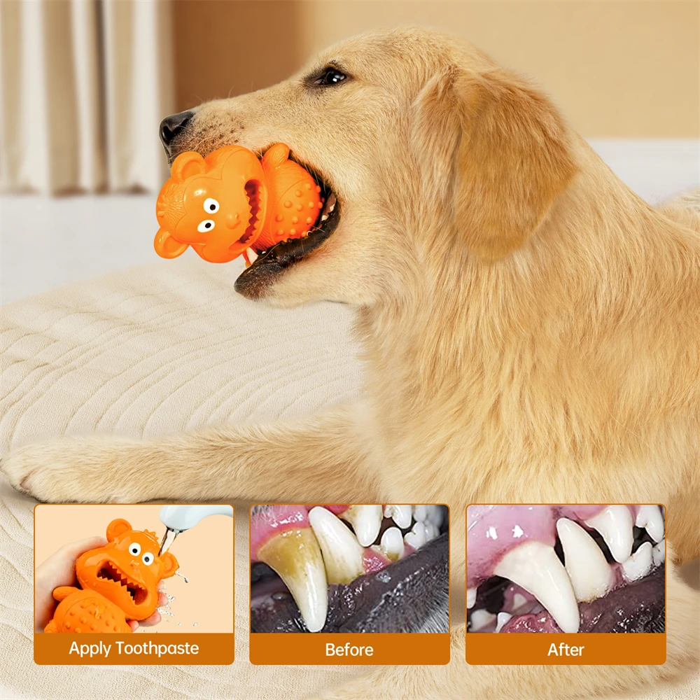 Ifurffy Natural Rubber Dog Chew Toy New Arrival Multi-colored Monkey Shaped Dogs Pet Chew Toys with Best Quality