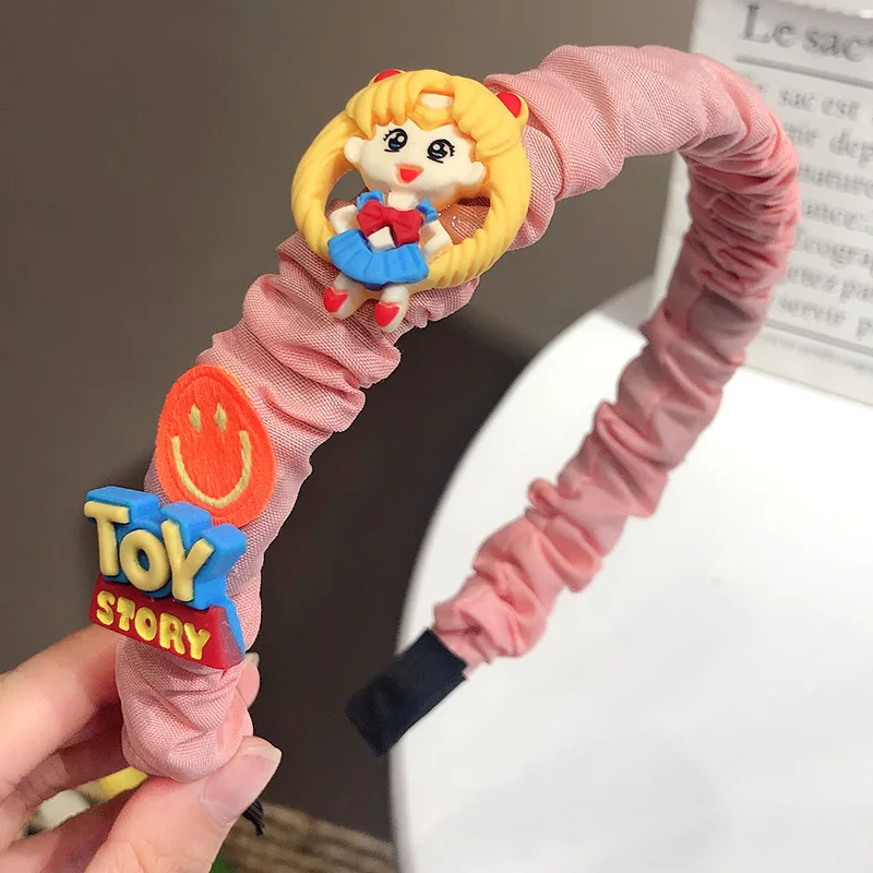 2022 latest girls cartoon headband cute Sailor Moon hair accessories anime makeup headband for kids wholesale