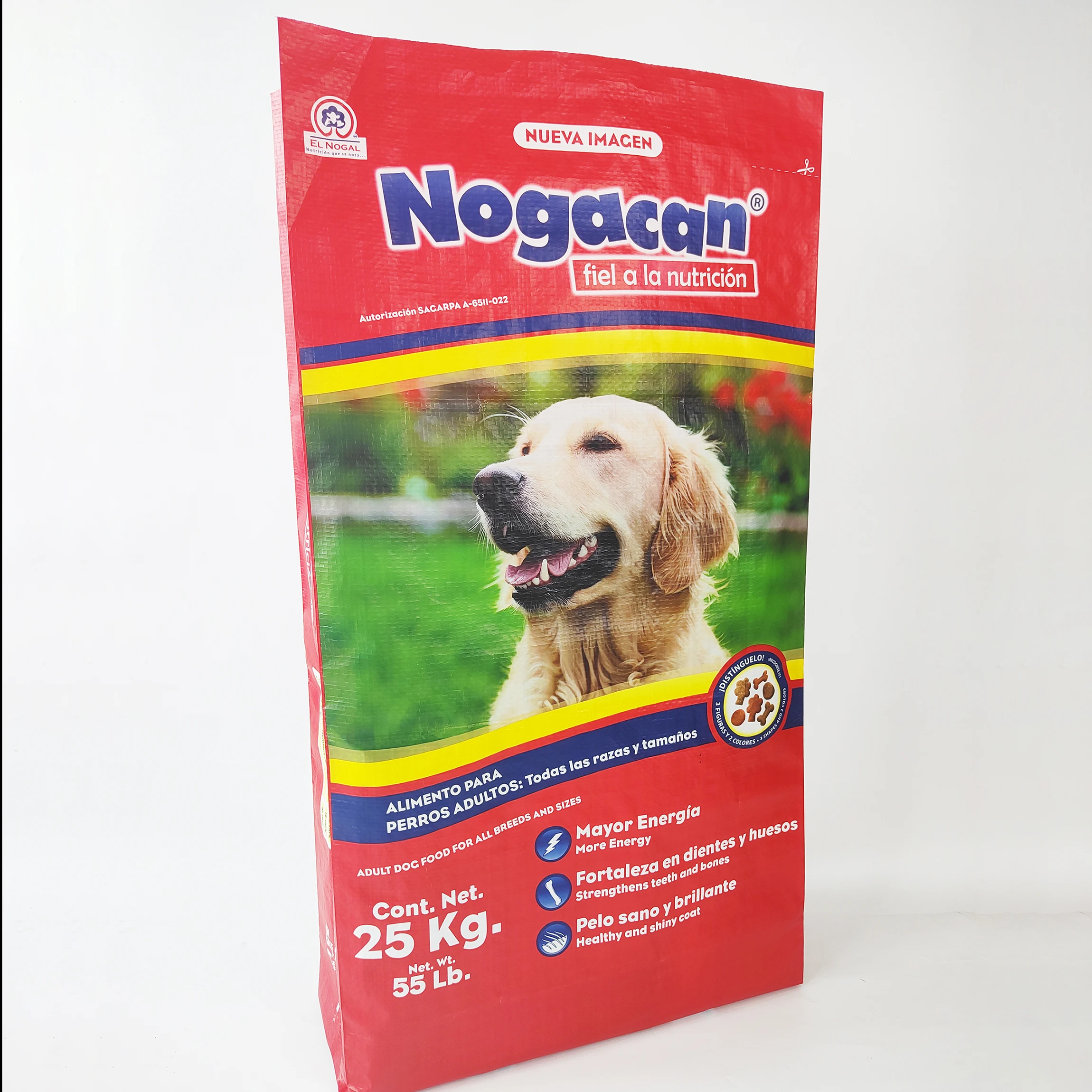 Hot sale  Pet food bag Bopp Laminated PP woven 5 kg 10 kg 15 kg 25 kg dog food bag