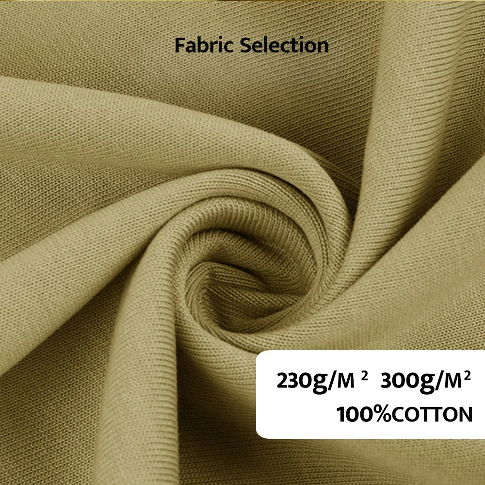 Custom Logo Puff Printed Blank Plain Oversized Knitted Graphic Loose Fitting Cotton Tshirt For Men