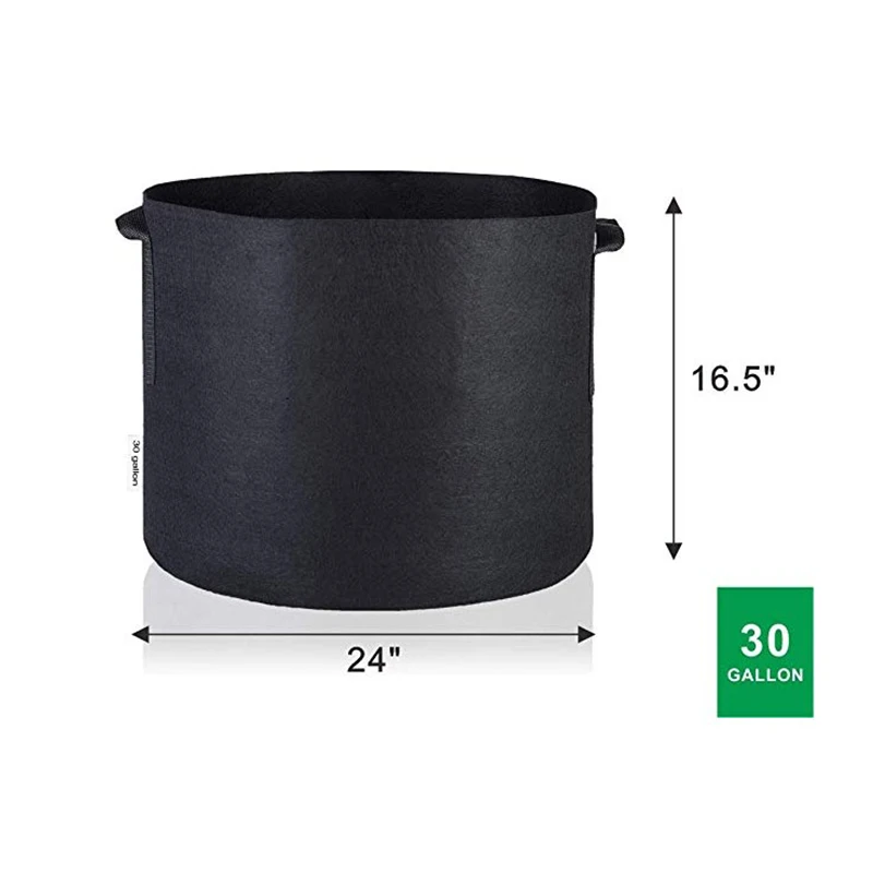30gallon Felt Garden Pot Planting Grow Bag