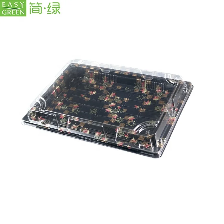 Easy Green hot sale wholesale japanese style plastic disposable sushi takeaway bento box