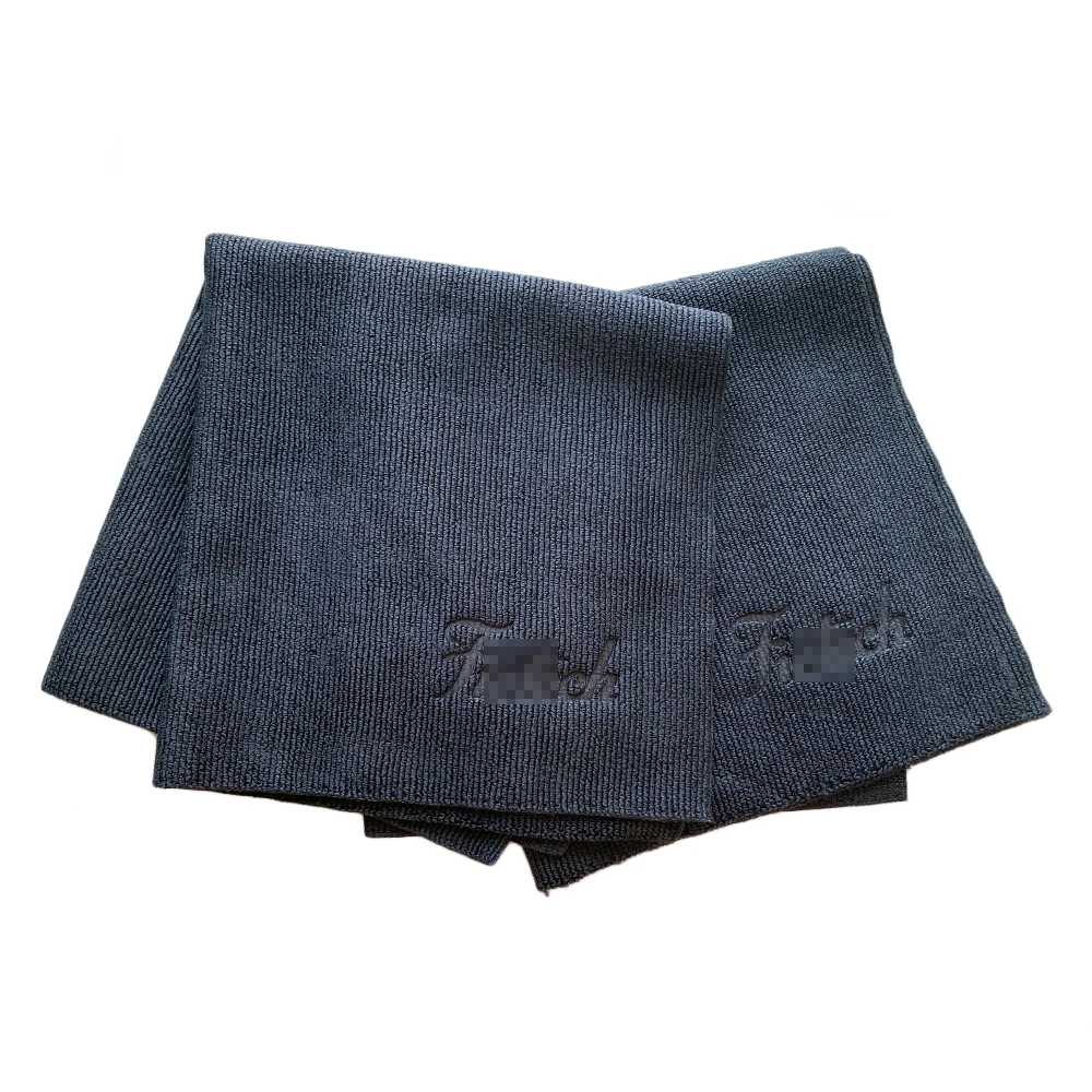 Embossed Logo Microfiber Towel Car Wash Cleaning Towel