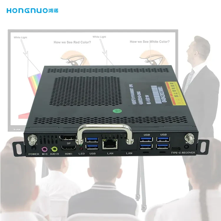HONGNUO Customized Mini PC OPS i3i5i7 Mini PC 4K for whiteboard and interactive display Industrial office school Computer