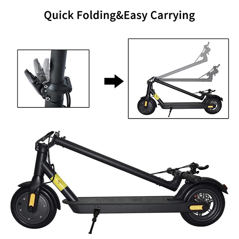 New EU warehouse stocks 7.5 AH Scooter Electric E-scooter 8.5 Inch 2 Wheel Kick for Adult