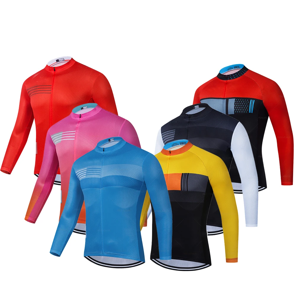 Bike Jersey Long Sleeve Cycling Jersey Wholesale Custom Sportswear Sport Shirts Rider Cycling Jersey For Men