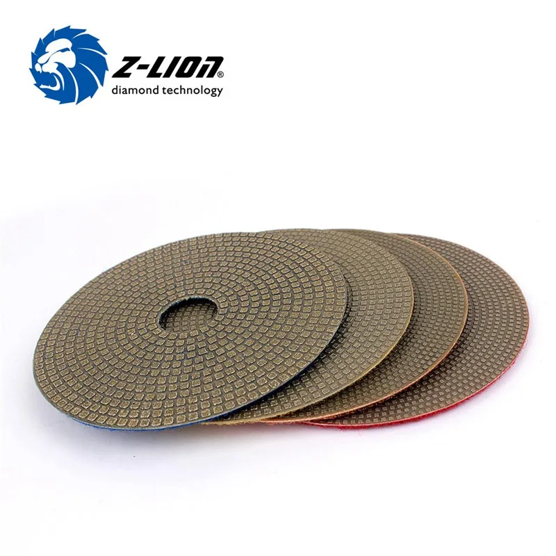 High Efficiency Electroplated Diamond Polishing Pads Zlion