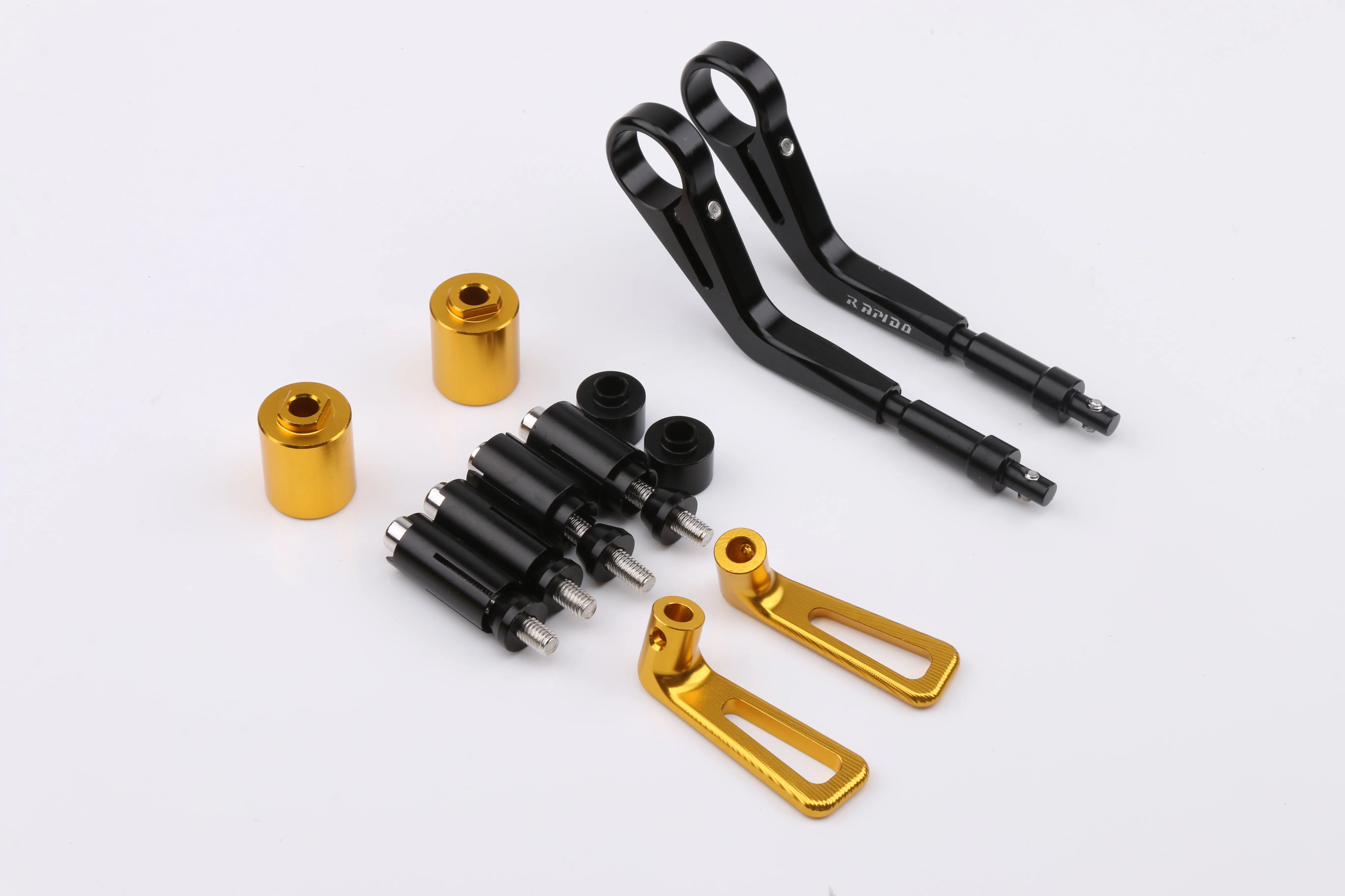 Motorcycle Handlebar Brake Clutch Levers Protector Cover CNC Aluminum Alloy Adjustable Lever Protector Security Guard Accessory