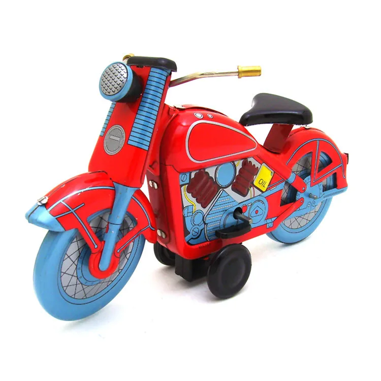 Decoration Craft Red Large Children Toy Motorcycle