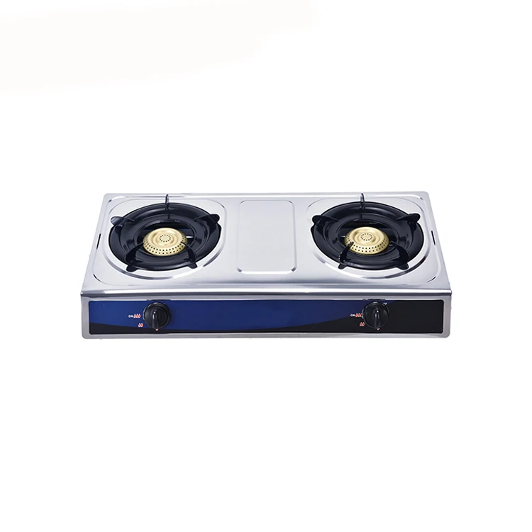 Propane Gas Range Stove 2 Burner Cooktop Auto Ignition Outdoor Grill Camping Stoves Station LPG Portable double stove Top Double