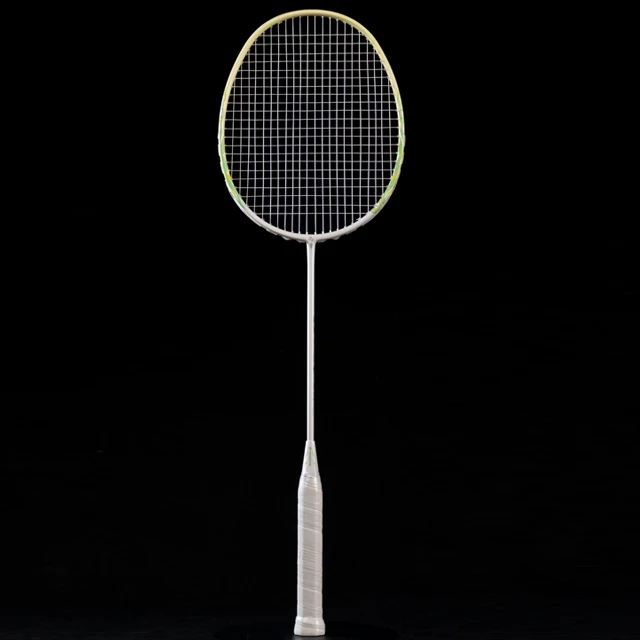 Full carbon with wood handle 4U 22~30LBS  badminton rackets