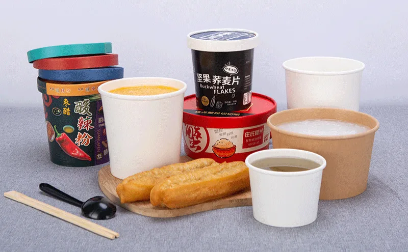 170oz popcorn bucket with pet food grade plastic disposable paper box paper bucket