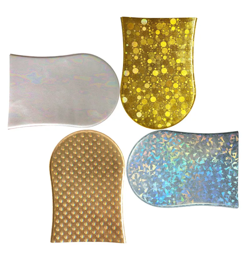 Heat-Pressing Composite Laser Film Sunless Eco Tanning Mitt Self Tan Protector Velvet Desert Bronze Tanning Mitt