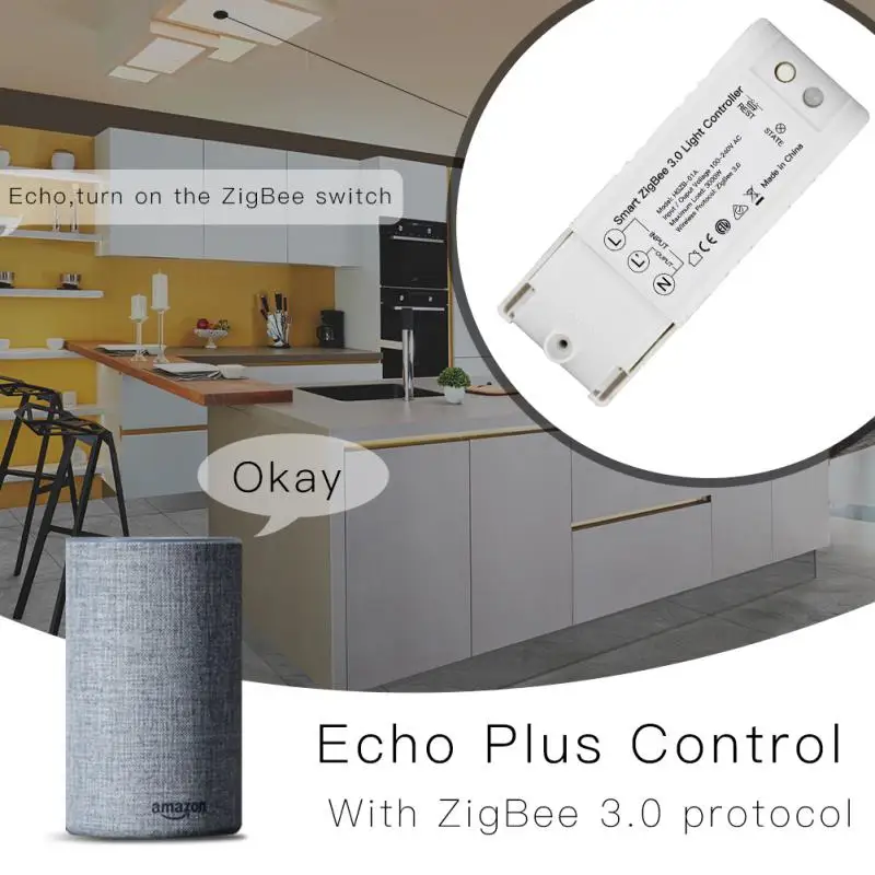 Умный диммер Zigbee 3 0 100-240 В AC DIY домашнее устройство дистанционное управление для большинства Hub работа с