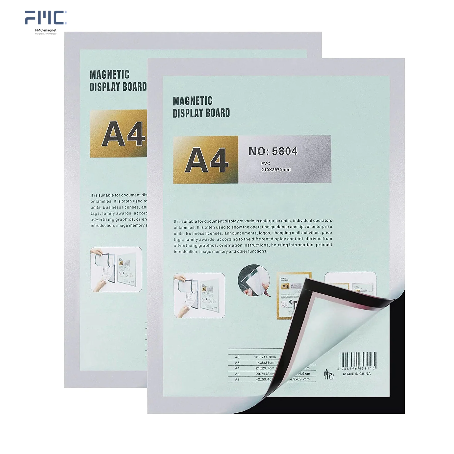 Hot Selling Magnetic File Holder A4 A3 Size For Warehouse