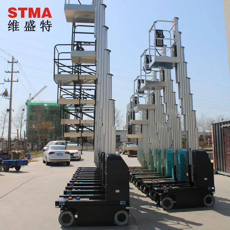 STMA supplier one man working platform lifter 8m 9m aerial maintenance painting cleaning lift