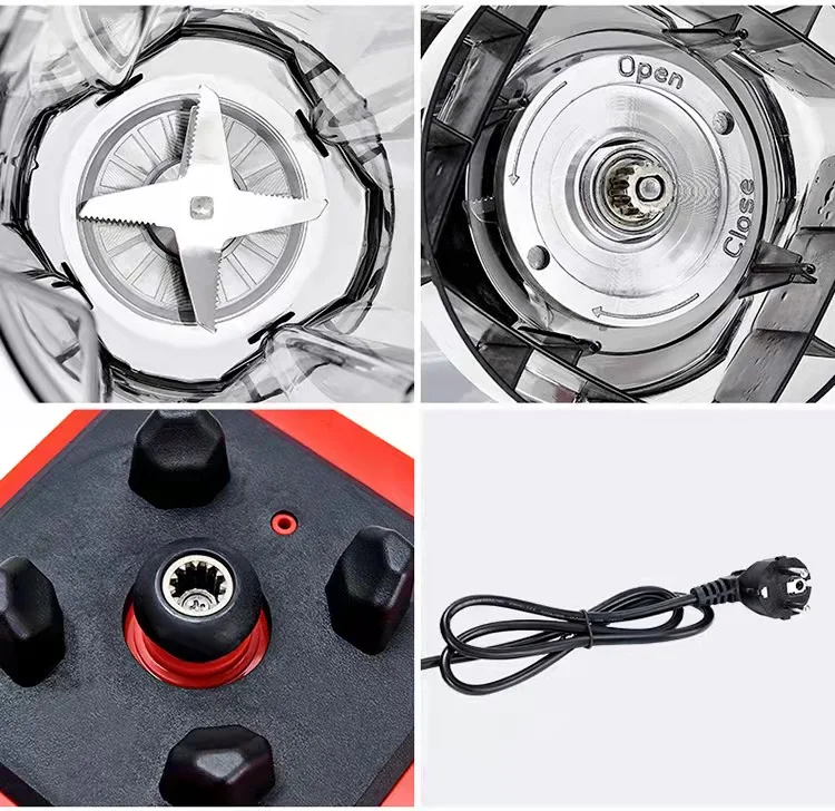 2 In 1 Blender Double Cup 8000w Strong Power 3l 9525 Motor Silver Crest Double Cup Blender For Home