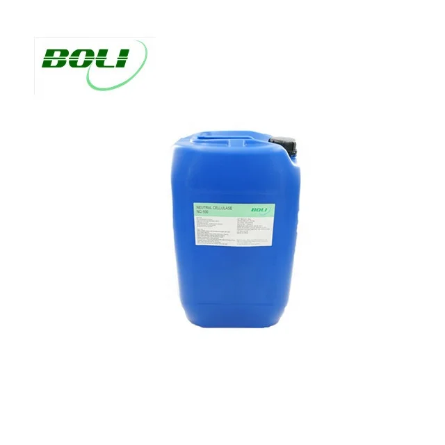 Liquid neutral cellulase biopolish enzyme for textile fabric