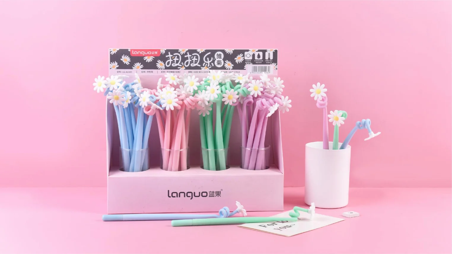 Симпатичные животные кошка лапой силиконовые нейтральный набор гелевых ручек Languo уникальные дизайн модный студент письменный стол/гелевых