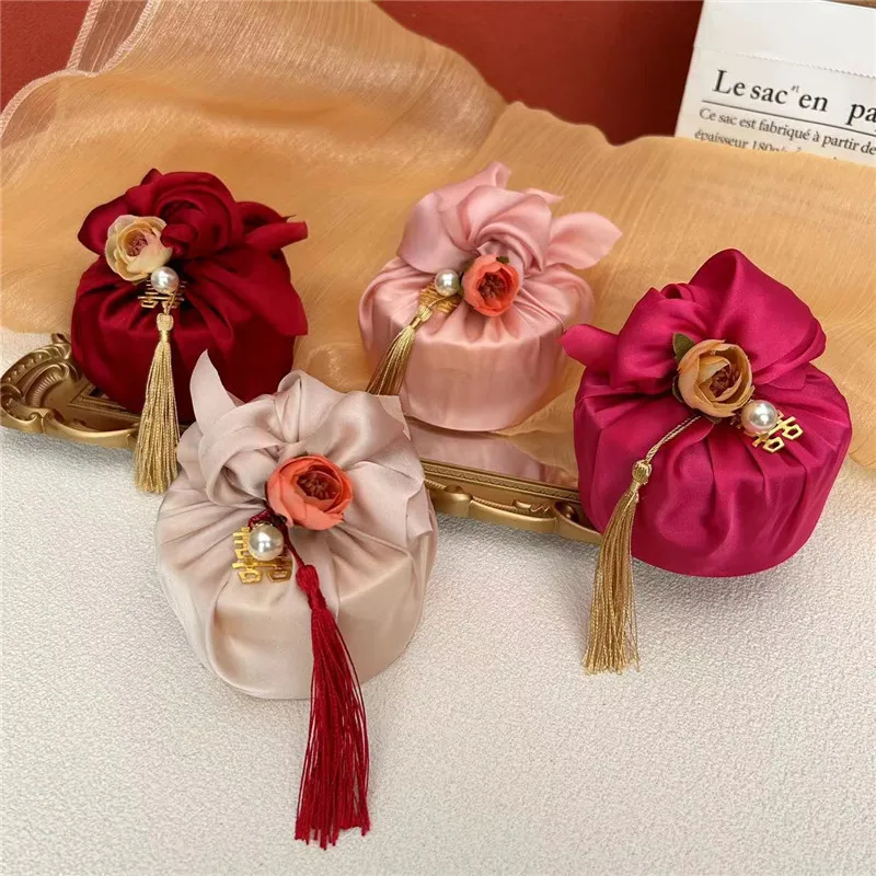 Drawstring Gift Jewelry Velvet Pouches Small Perfume Watch Candy Jewelry Packaging Velvet Bag Pouch Supply