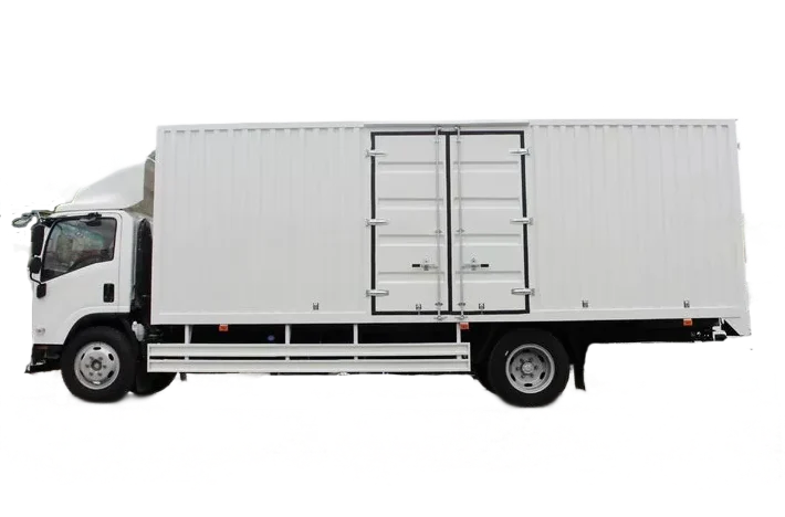 ISUZU 700p 4x2 190HP 5-9tons LHD elf box cargo van truck