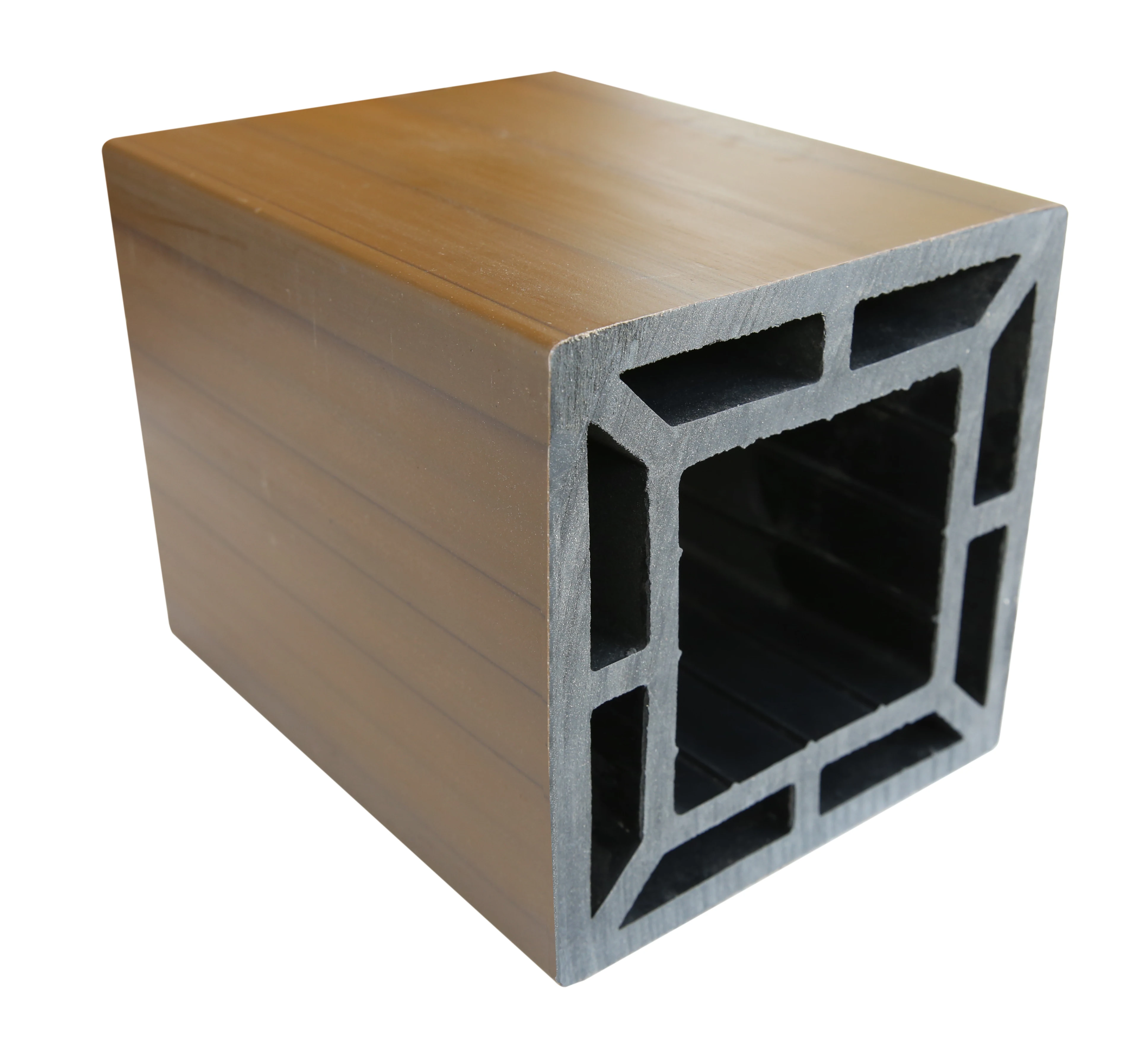 Wood plastic composite wpc post for outdoor use