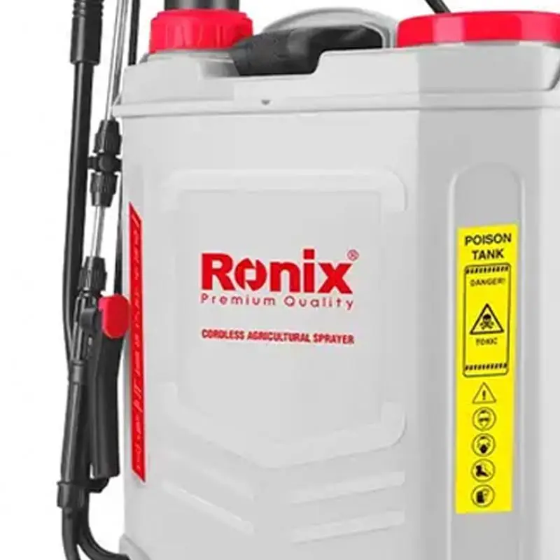 Ronix RH-6020 Battery-Powered Long Battery Life Adjustable Nozzles Durable Construction Versatile for Gardening Sprayers