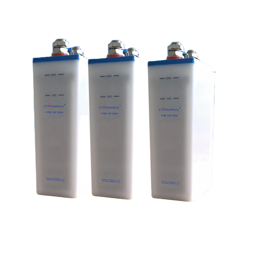 60 Years Quality NICD Battery Nickel Cadmium Battery 1.2V 120AH