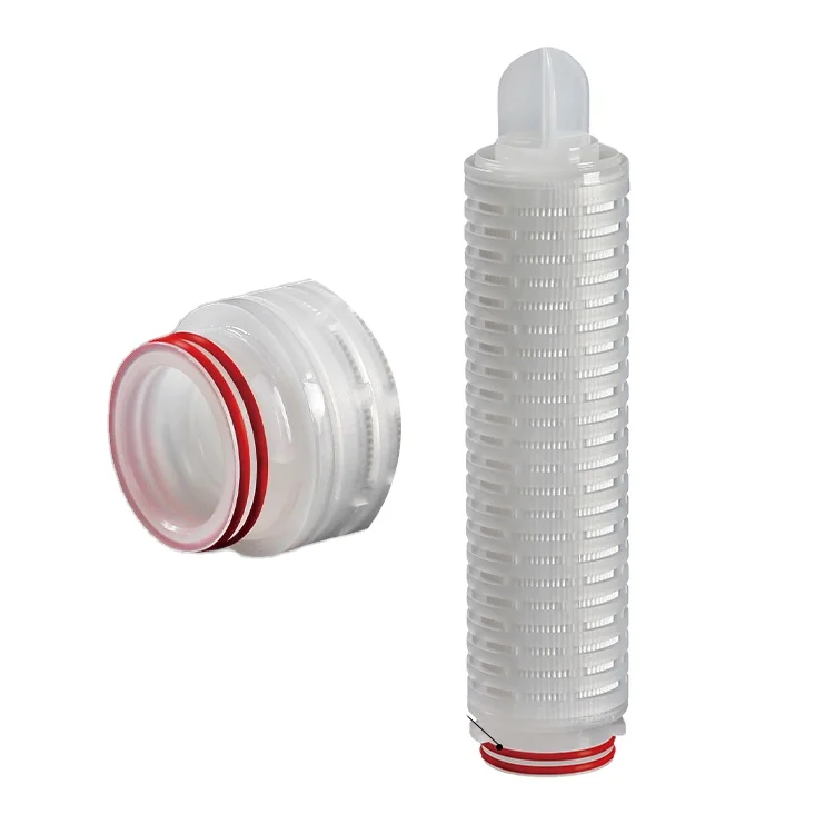 0.1/5 micron 20 inch pp core membrane pleated filter industrial cartridge for microelectronics photovoltaics solar