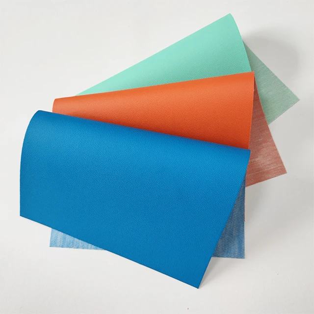 Smooth Yangbuck Leather For Phone Case Sheep Skin PVC Handbag Leather