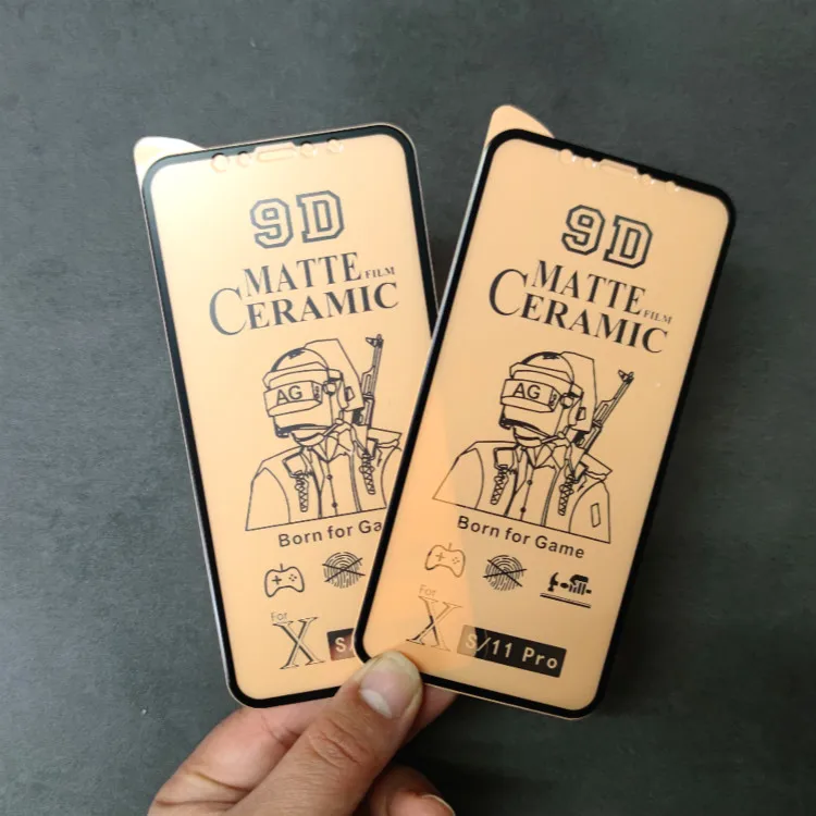 2022  best price mobile screen guard Matte Ceramic tempered glass for iphone 12 screen protector for HUAWEI honor 20 pro lcd