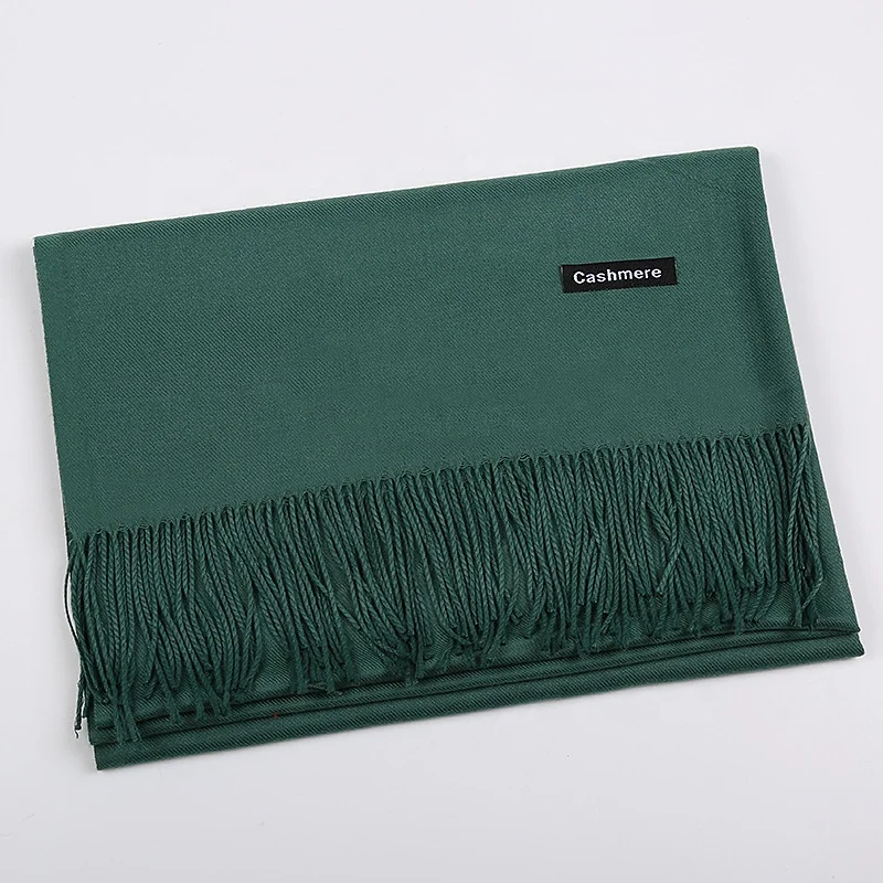 Zifeng OEM chal na kar  High quality Winter plain tassel cashmere shawl scarf