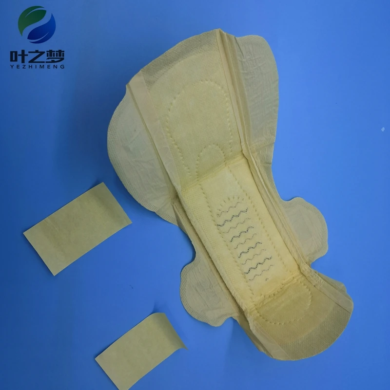 
Natural bamboo fiber sanitary napkin factory biodegradable materials napkins support 