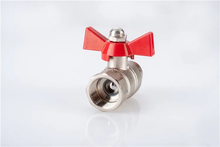 China Supplier DN20 pressure Pn16 CW617N or HPB59-1 Sample brass ball valve  for water use