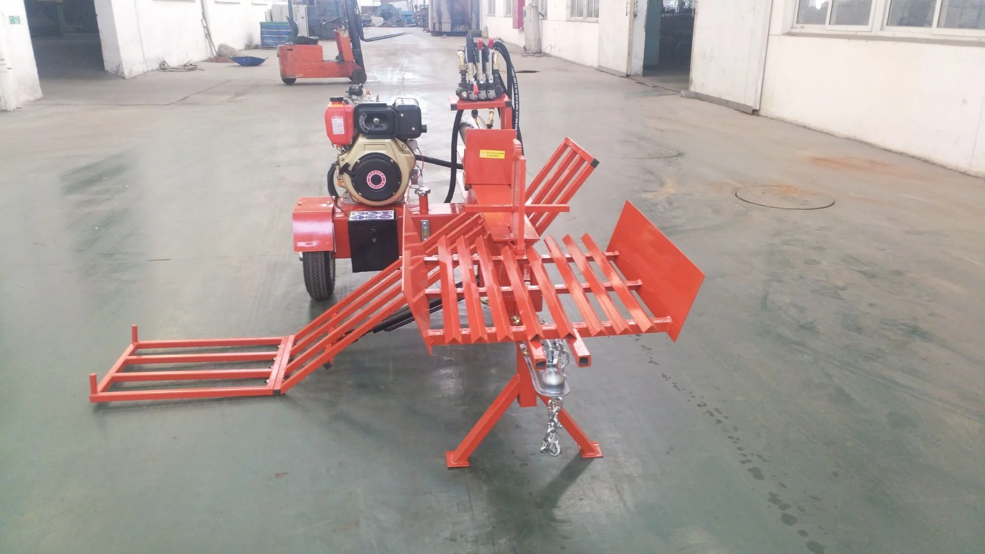 BRT HOT SELLING 50T log splitter with log lifter wood log machine