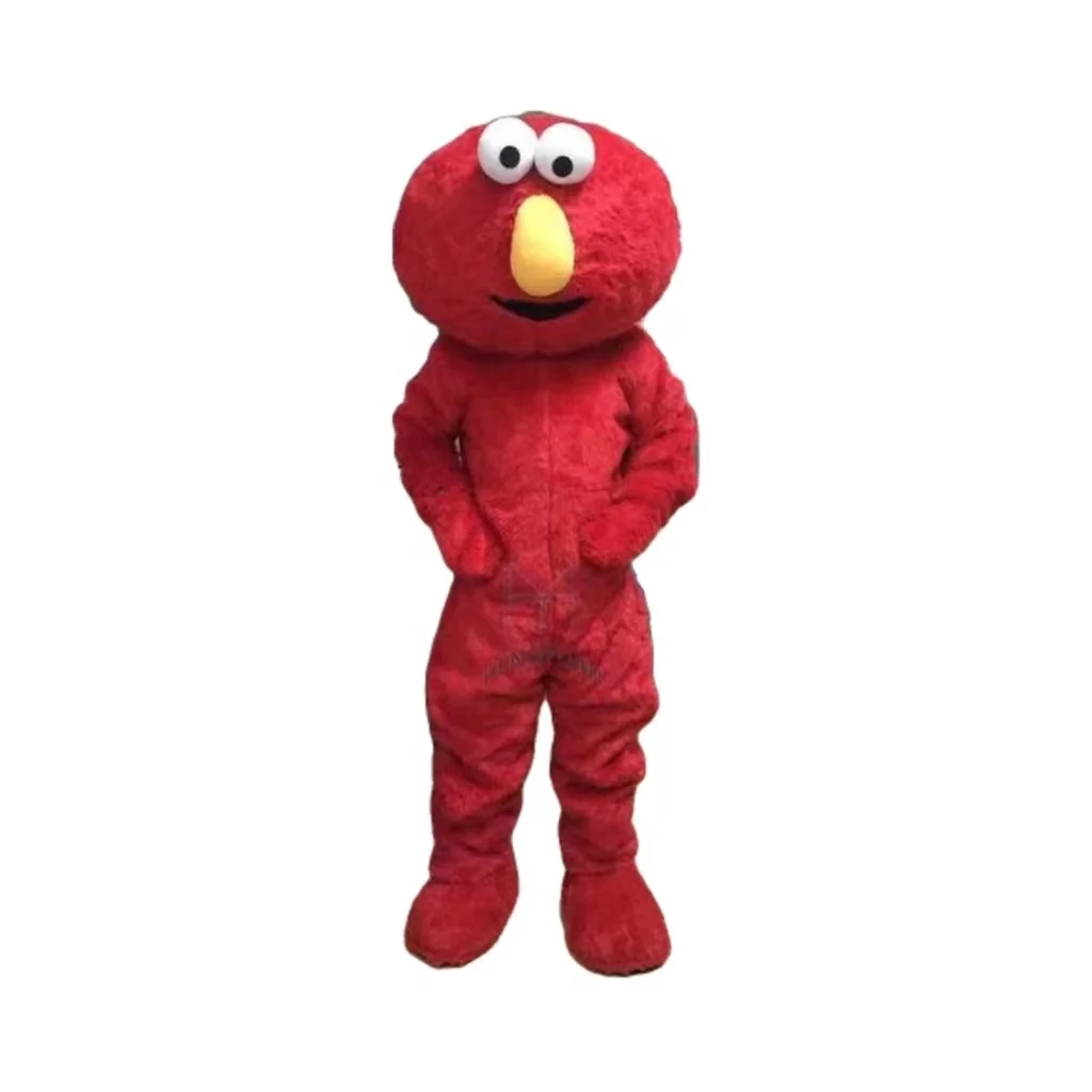 Высококачественный длинный плюшевый костюм-талисман elmo в виде монстра на продажу