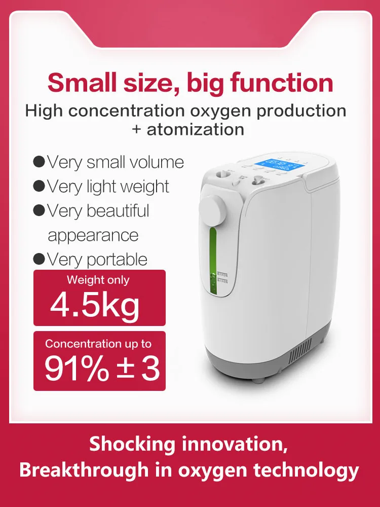 Mini design 1L concentrator oxygen medical oxygen concentrator