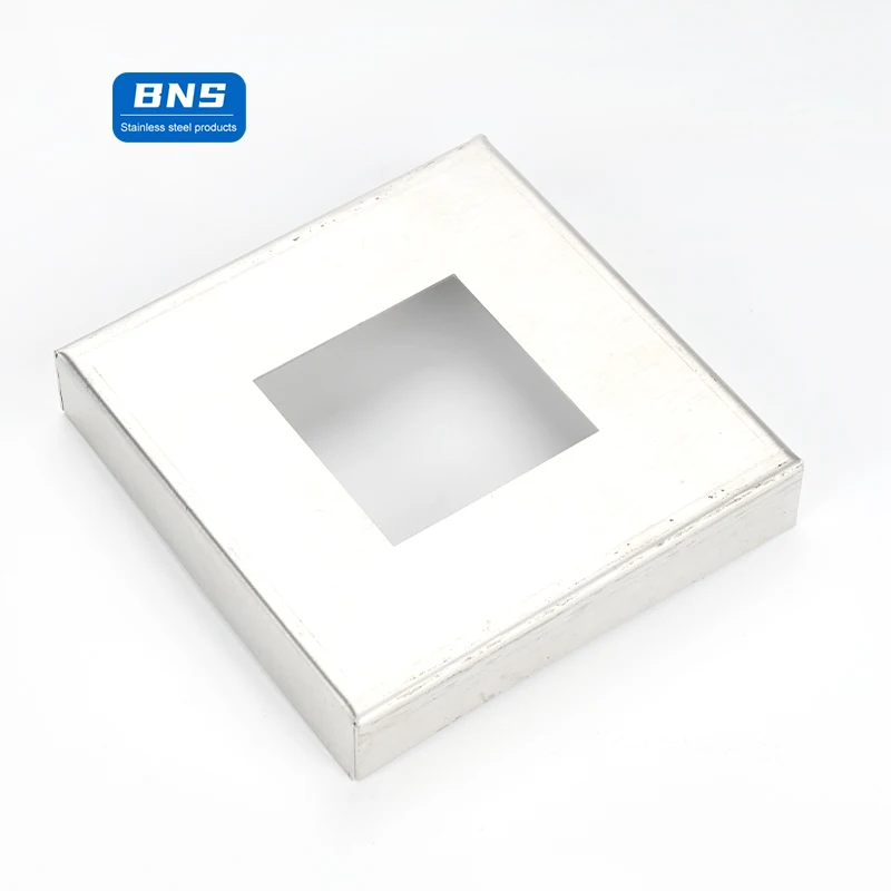 BNS Stainless Steel 304 316 Railing Base Cover Balustrade Flange Cover For Balcony Staircase Terrace Banister Cover