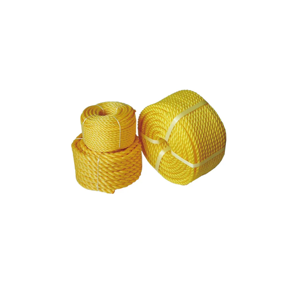 Wear-Resistant Bundled Tent PE polyethylene 3/4 strands braided Twisted Rope multi color and size