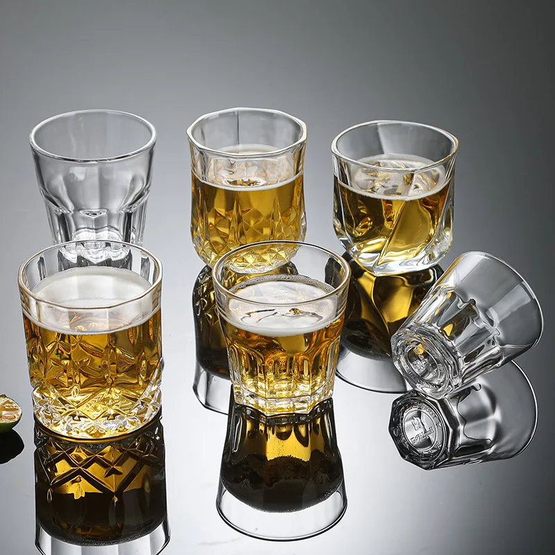 Custom Handmade Classic Old Fashioned Crystal Clear Whisky Glass Cup Cognac Snifter Shot Set Whiskey Glasses