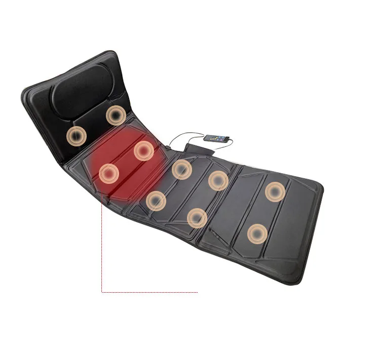 Массажный матрас с вибрацией и массажной кроватью с подогревом, 10 моторов