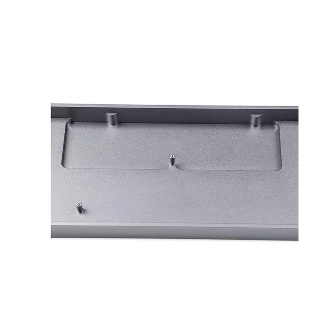 LEITE 65% anodized aluminum cnc machining mechanical keyboard keytray PC keyboards case