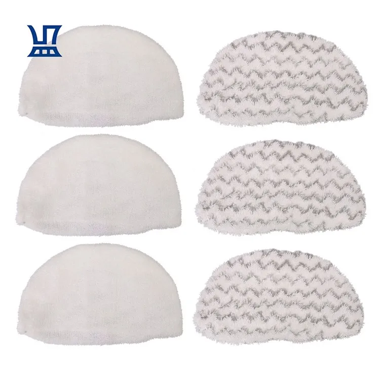
Free Shipping 6 Pieces Washable Microfiber Steam Mop Pads Compatible with Bissell Powerfresh Steam Mop 