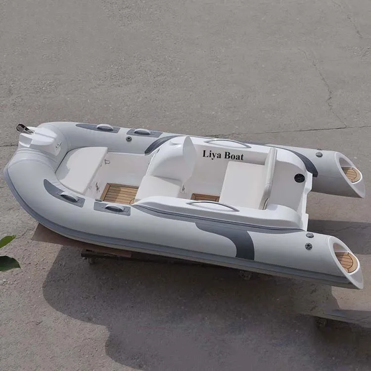 Liya yacht luxury boat with 3.3m mini powerboat with outboard motor for sale
