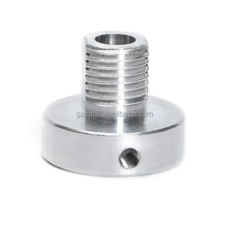 Customized CNC Turning Parts Thread Trimming Hollow Screws with Internal Threaded and Threaded Hole